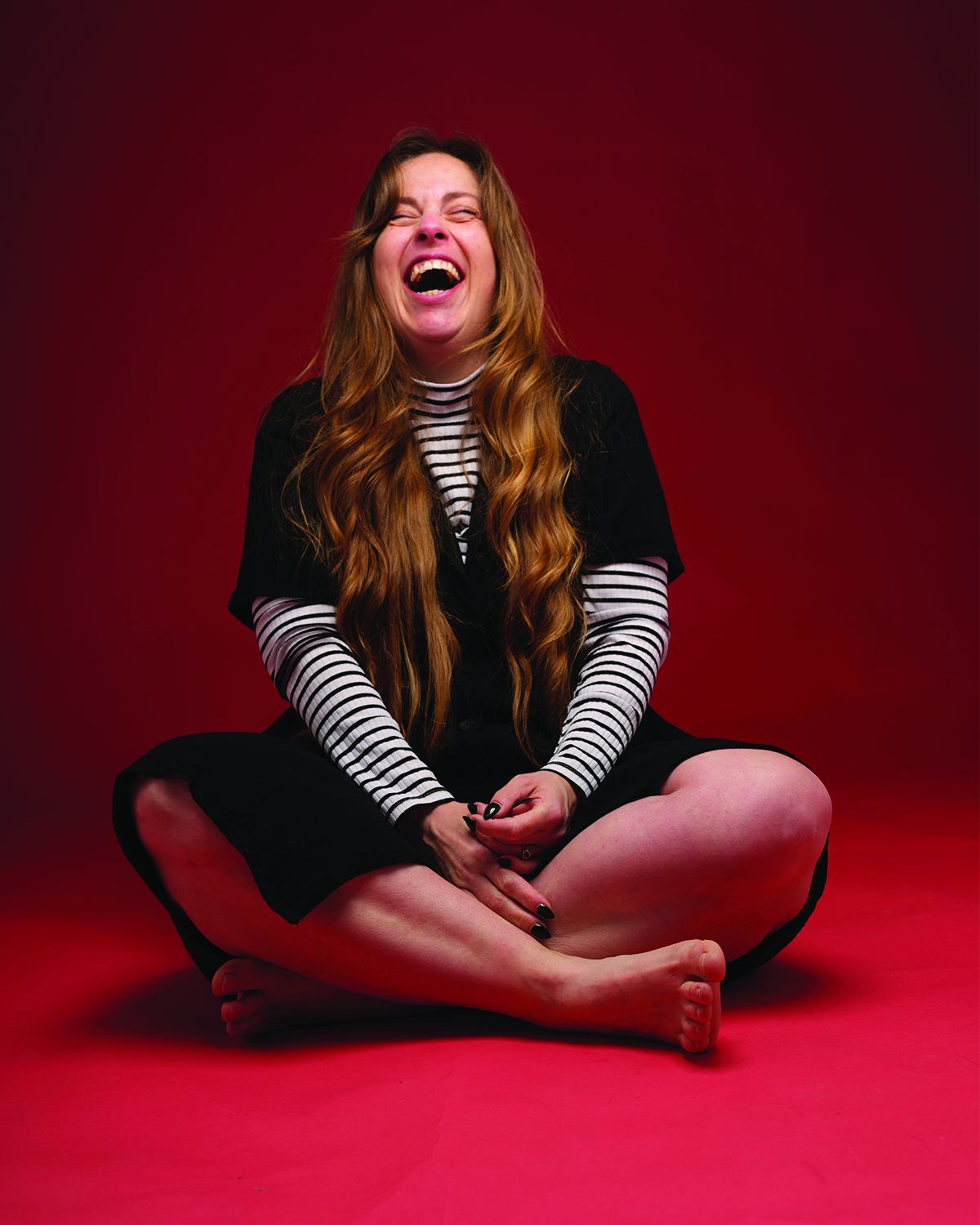 “Joy” — fine-art portrait from the co-authored series If Men Had the Menopause, It'd Be Cured by Now, by Stephen Rendall with Amy.